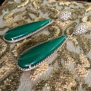 Antique Green European earrings